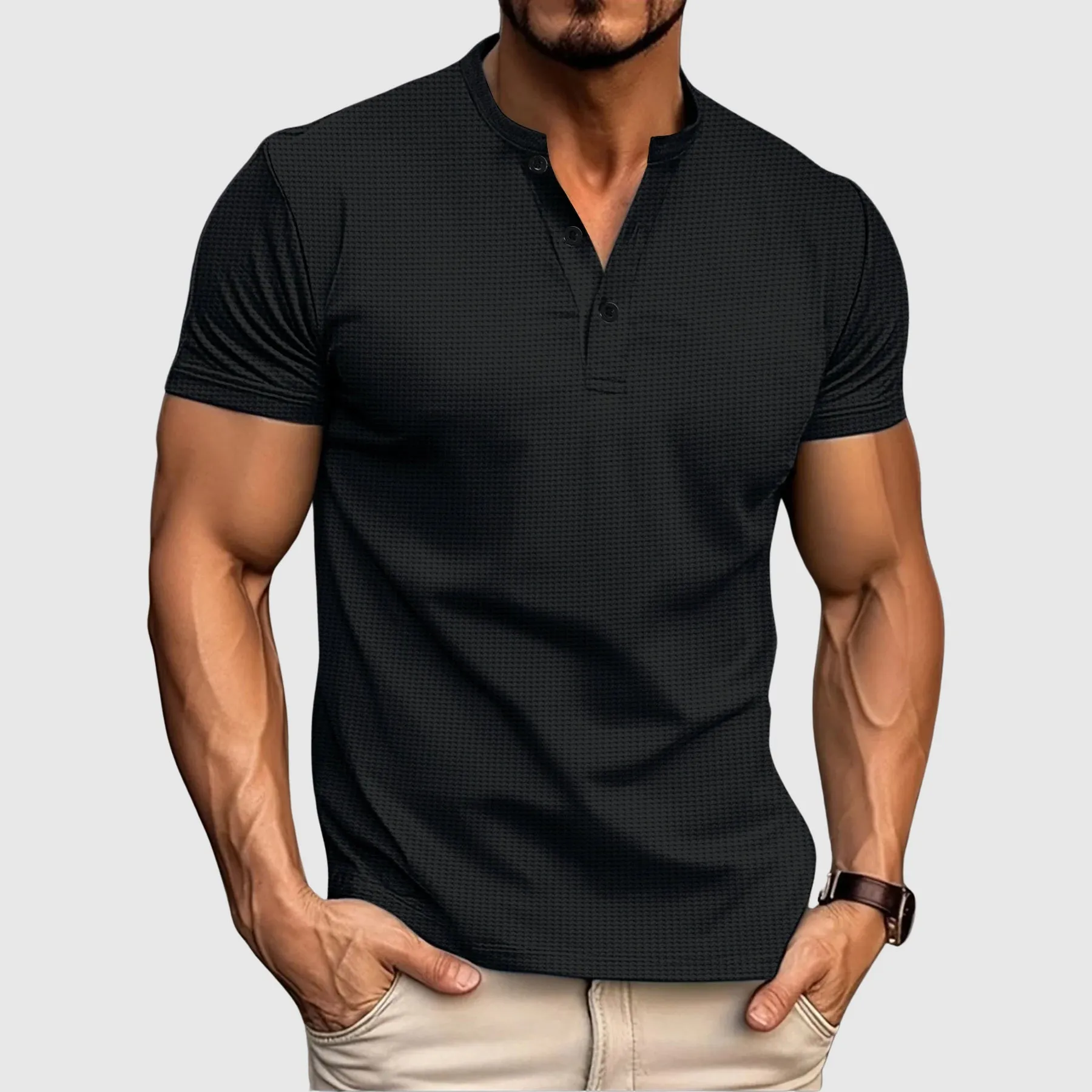 Prescott Tailors Casual Henley Shirt