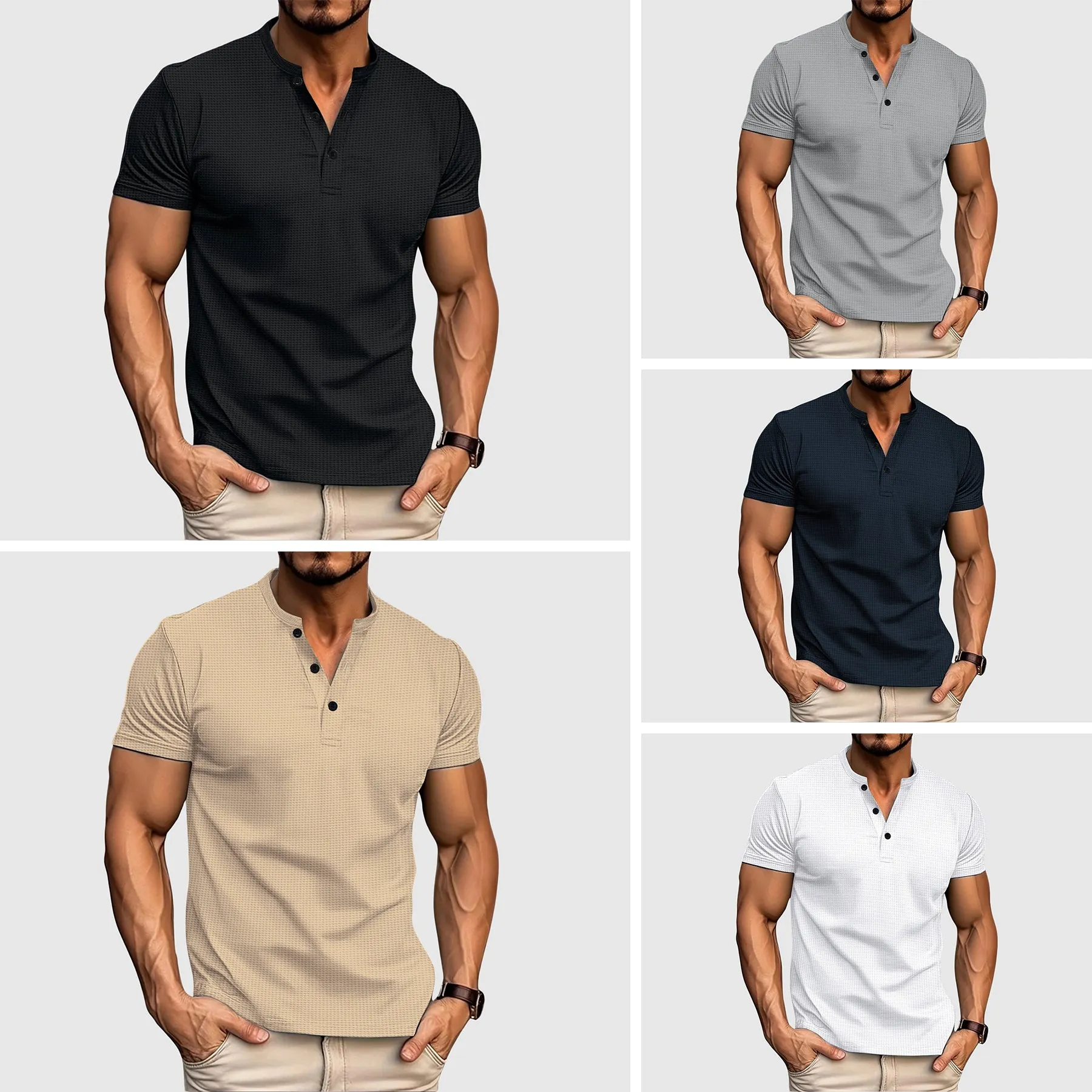 Prescott Tailors Casual Henley Shirt