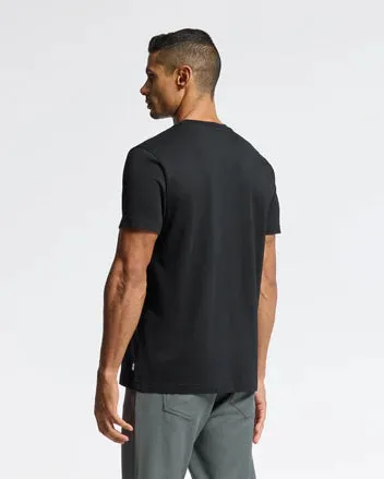 Psycho Bunny Men's Pierce Embroidered Graphic Tee - Black