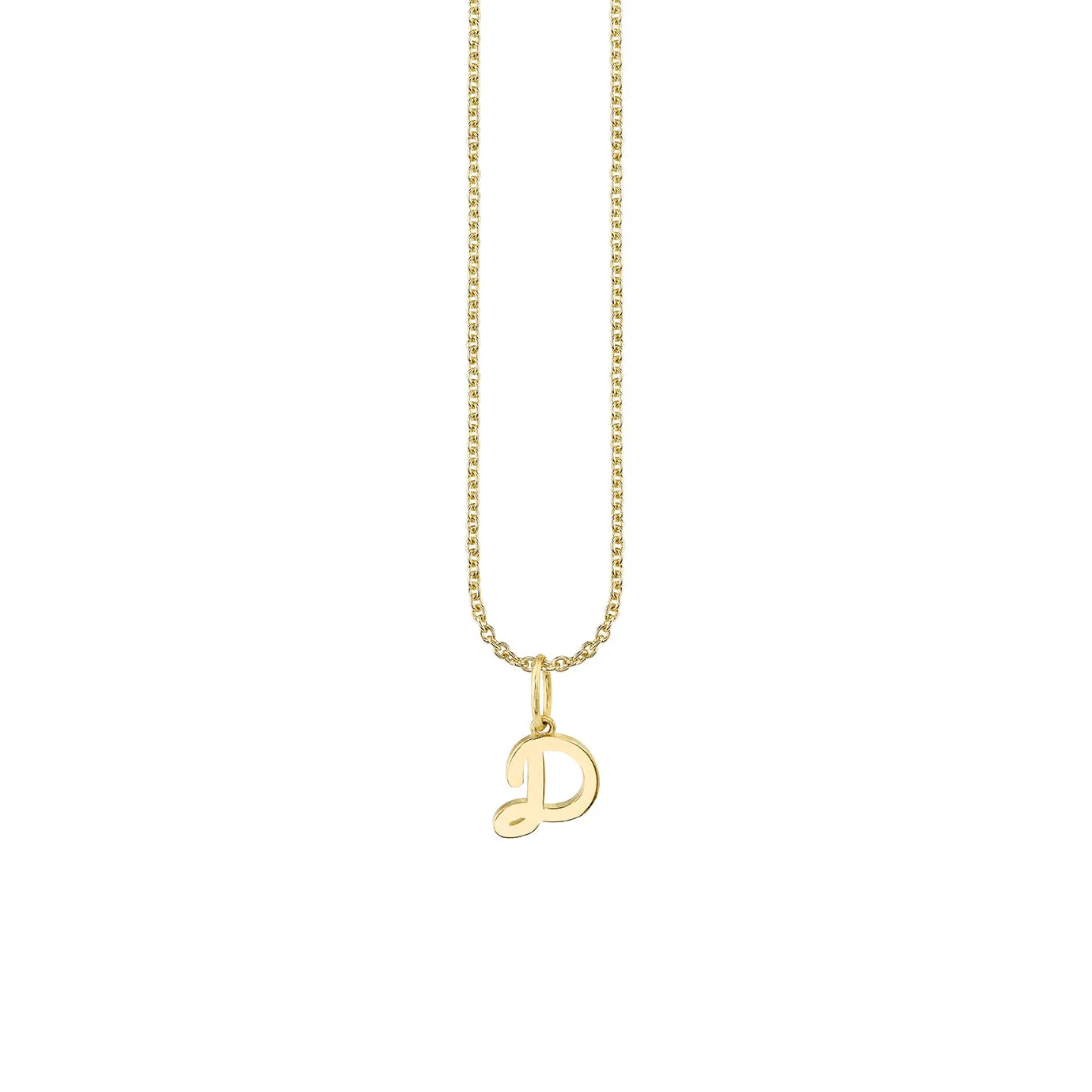 Pure Gold Tiny Initial Charm