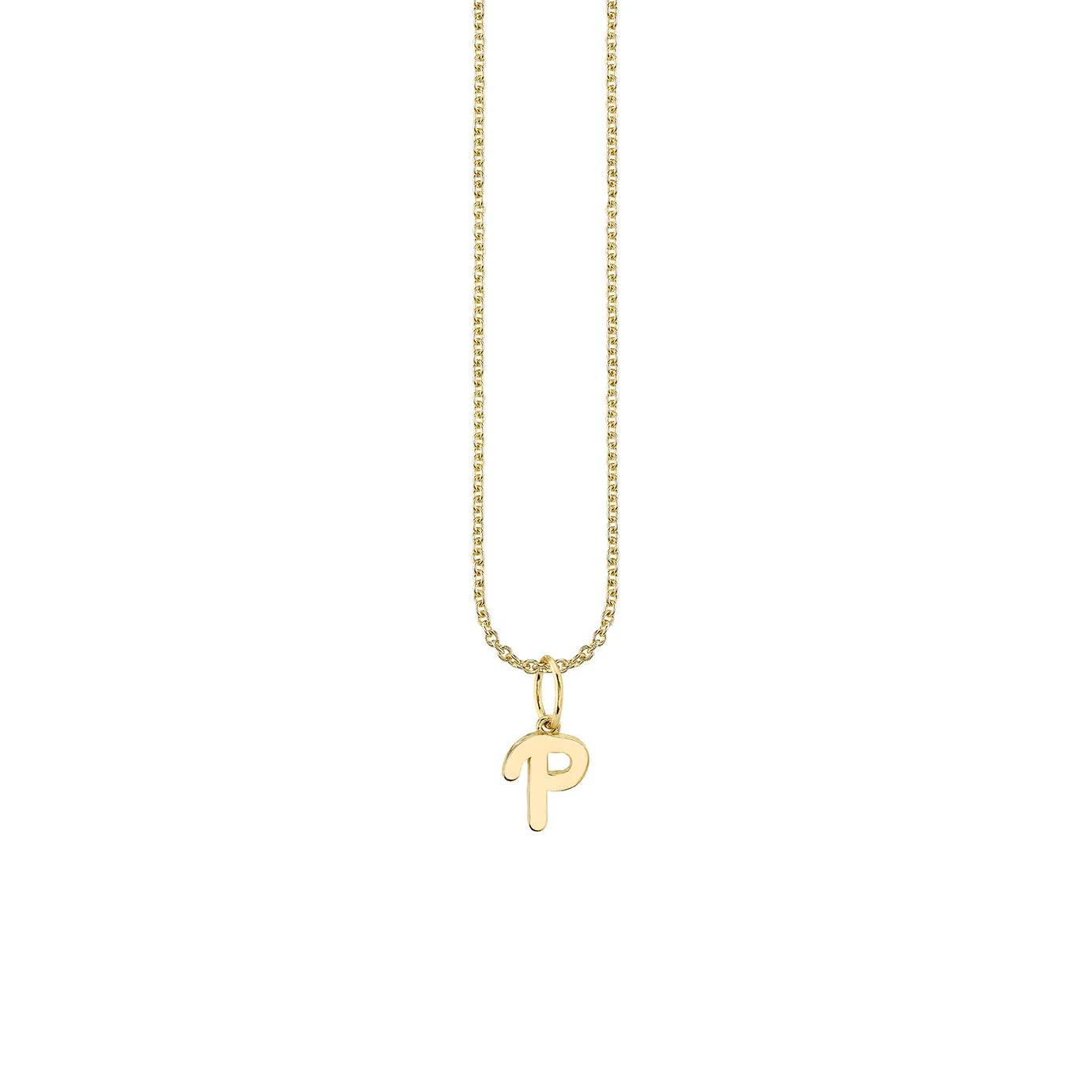Pure Gold Tiny Initial Charm