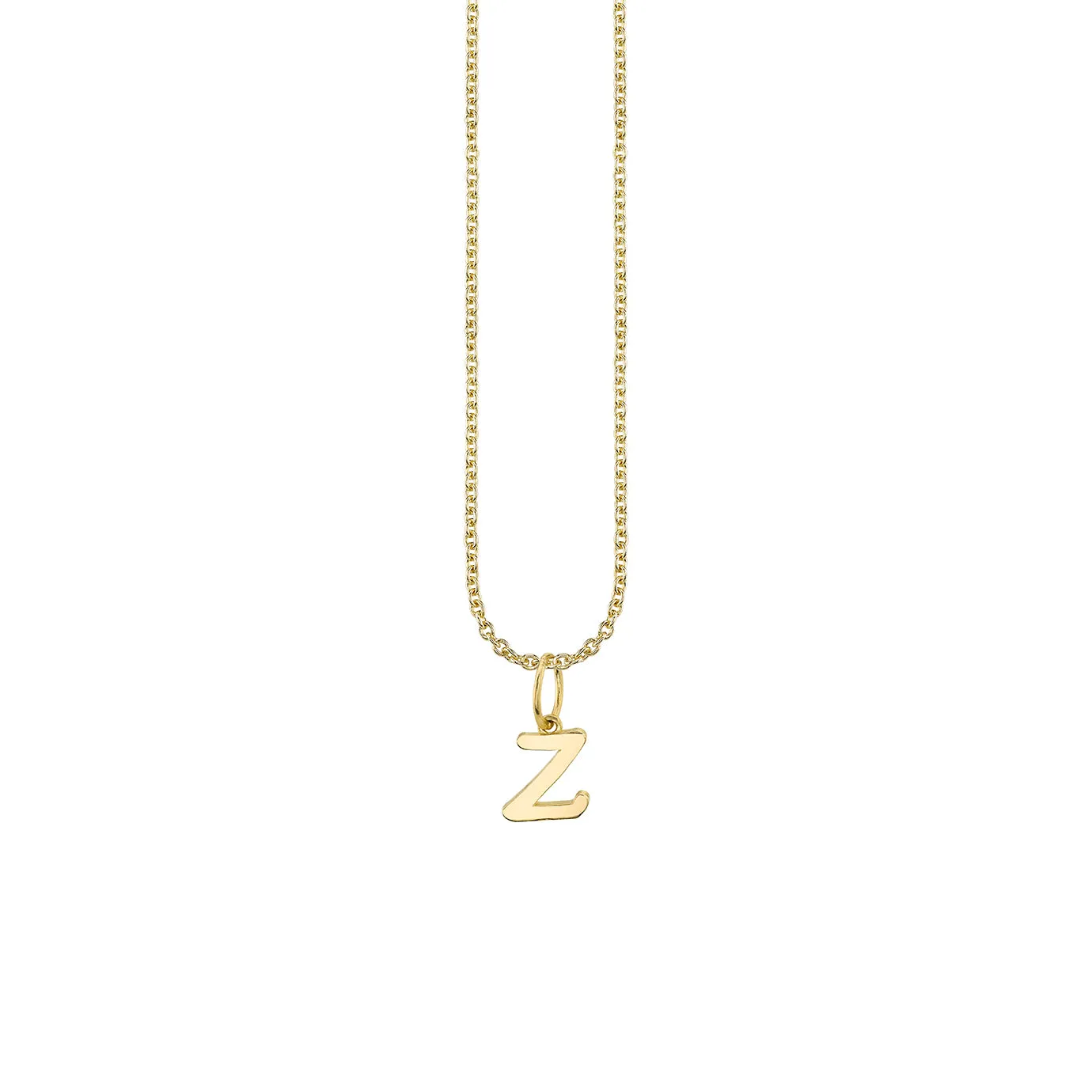 Pure Gold Tiny Initial Charm