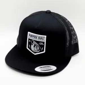 PURPOSE BUILT "SCRAMBLE" SNAPBACK BLACK
