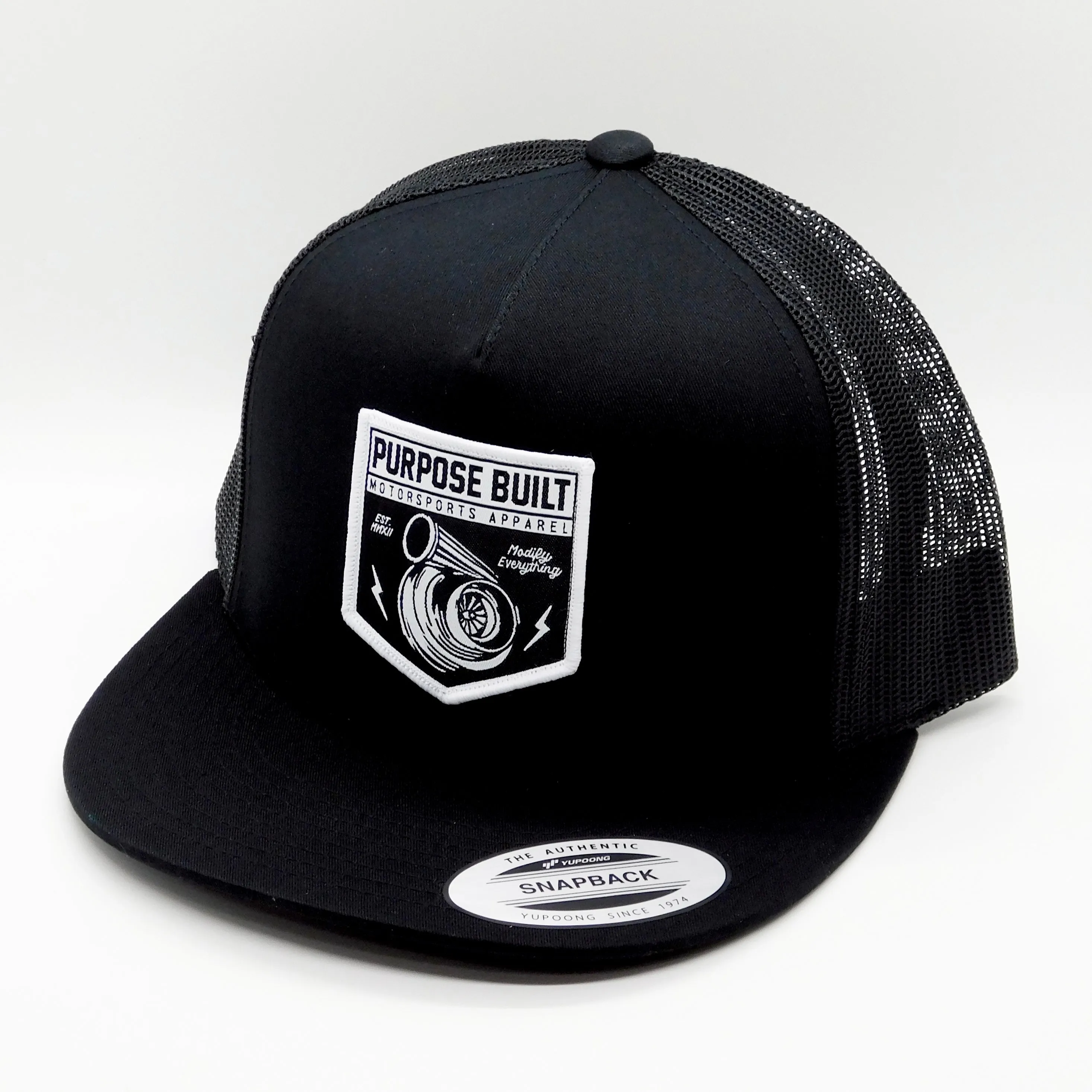 PURPOSE BUILT "SCRAMBLE" SNAPBACK BLACK