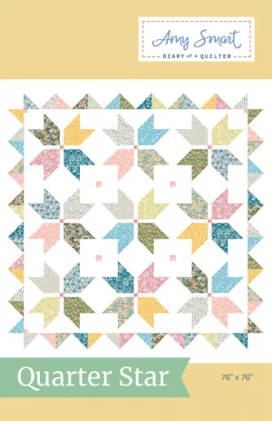 Quarter Star: A physical pattern by Amy Smart, Diary of a Quilter