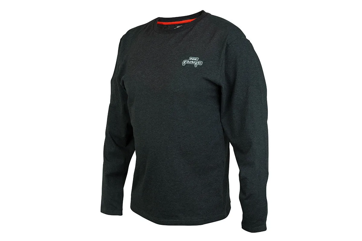 Rage Black Marl Longsleeve T
