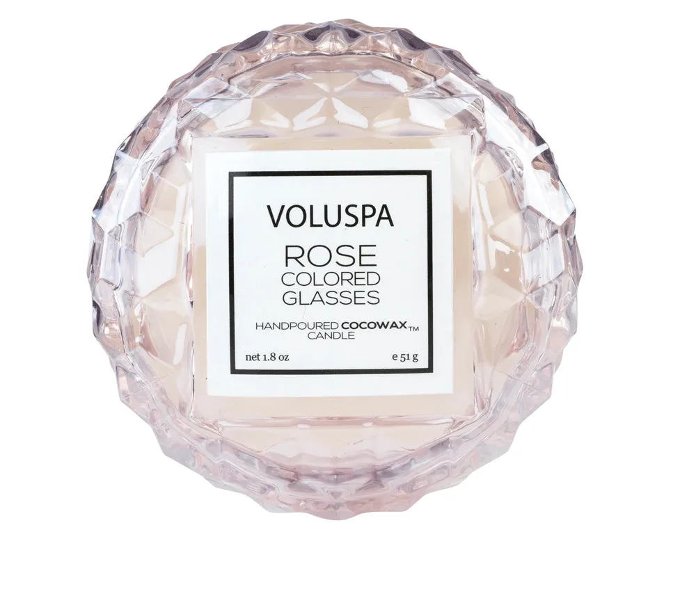 Rose Colored Glasses Macaron Candle