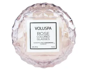 Rose Colored Glasses Macaron Candle