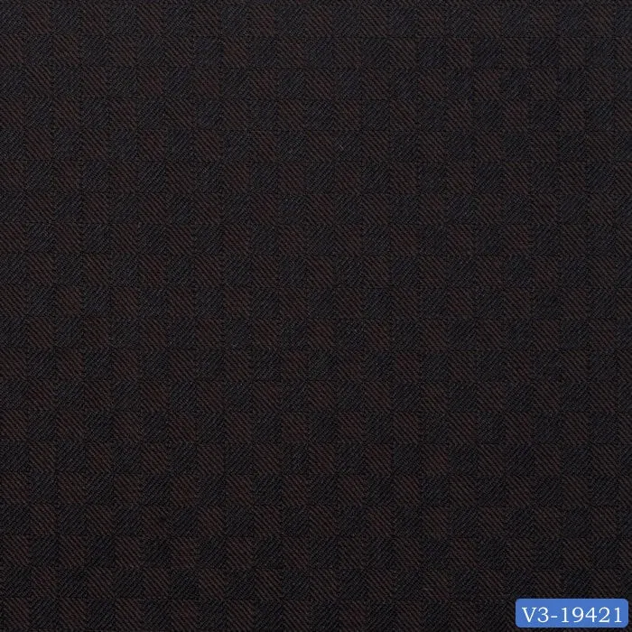 Rust Black Self Design Print Vest