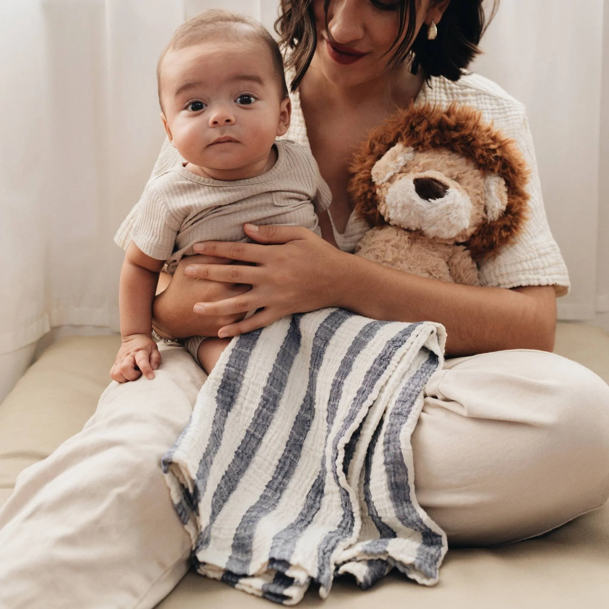 Sailor Muslin Baby Blanket