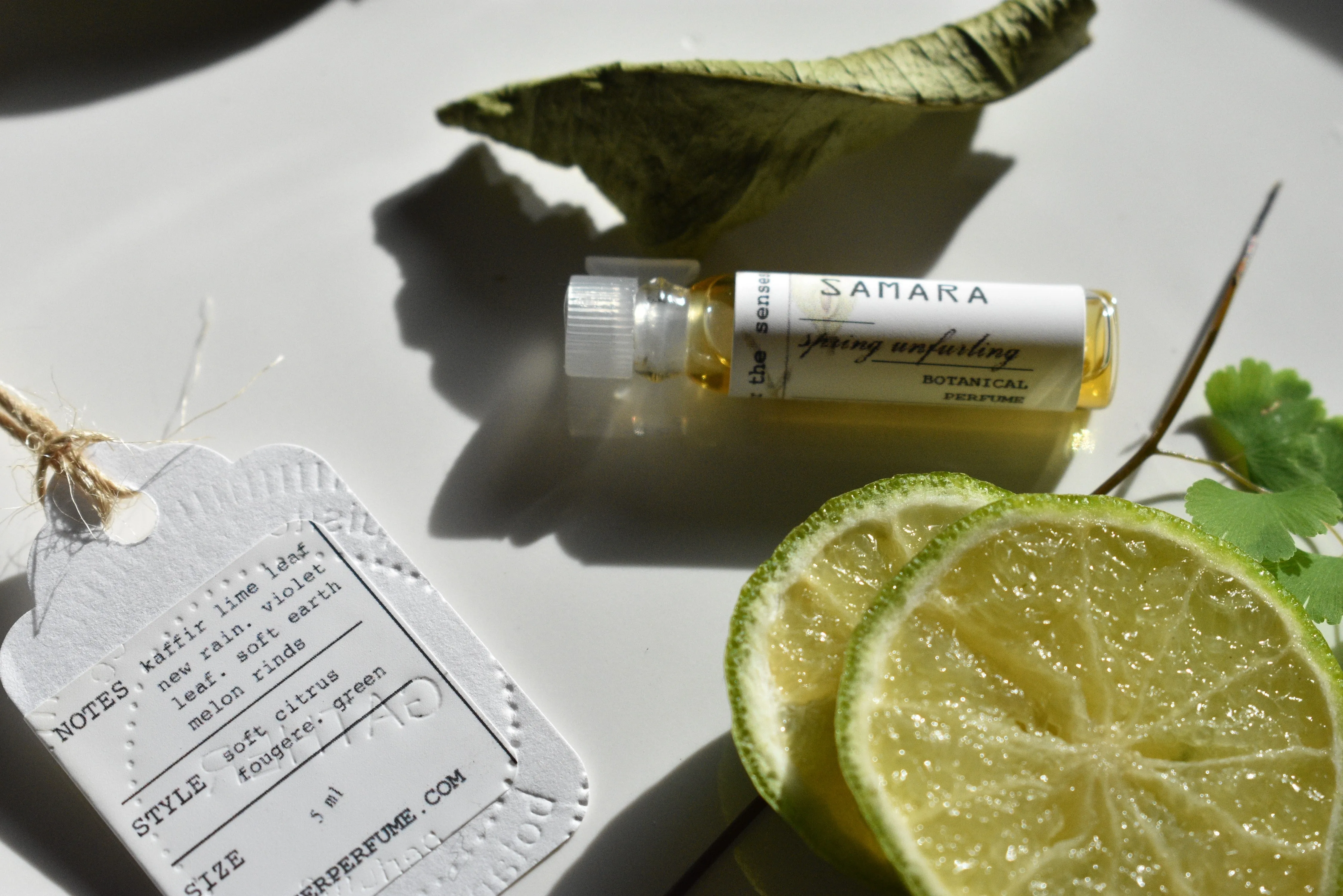 SAMARA - Natural Botanical Perfume - The Unfurling of Spring