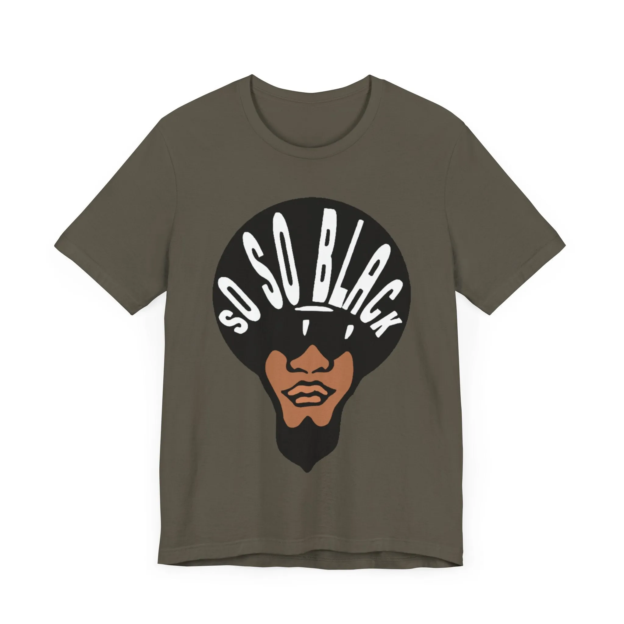 So So Black: Unisex Jersey Tee