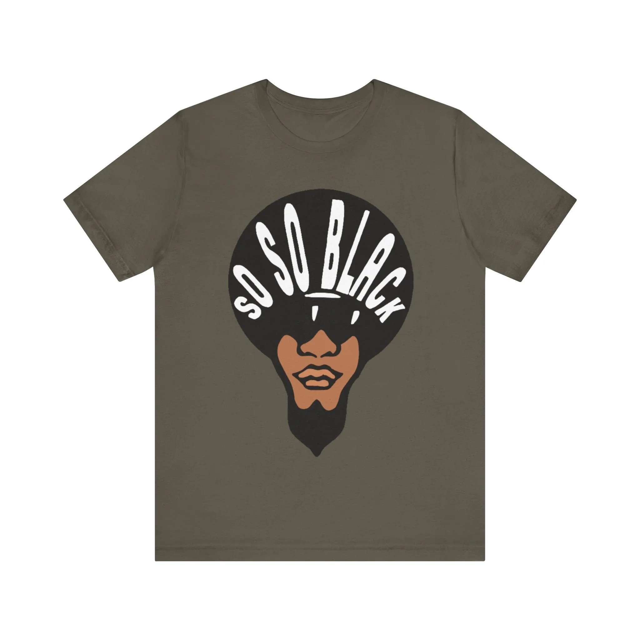 So So Black: Unisex Jersey Tee
