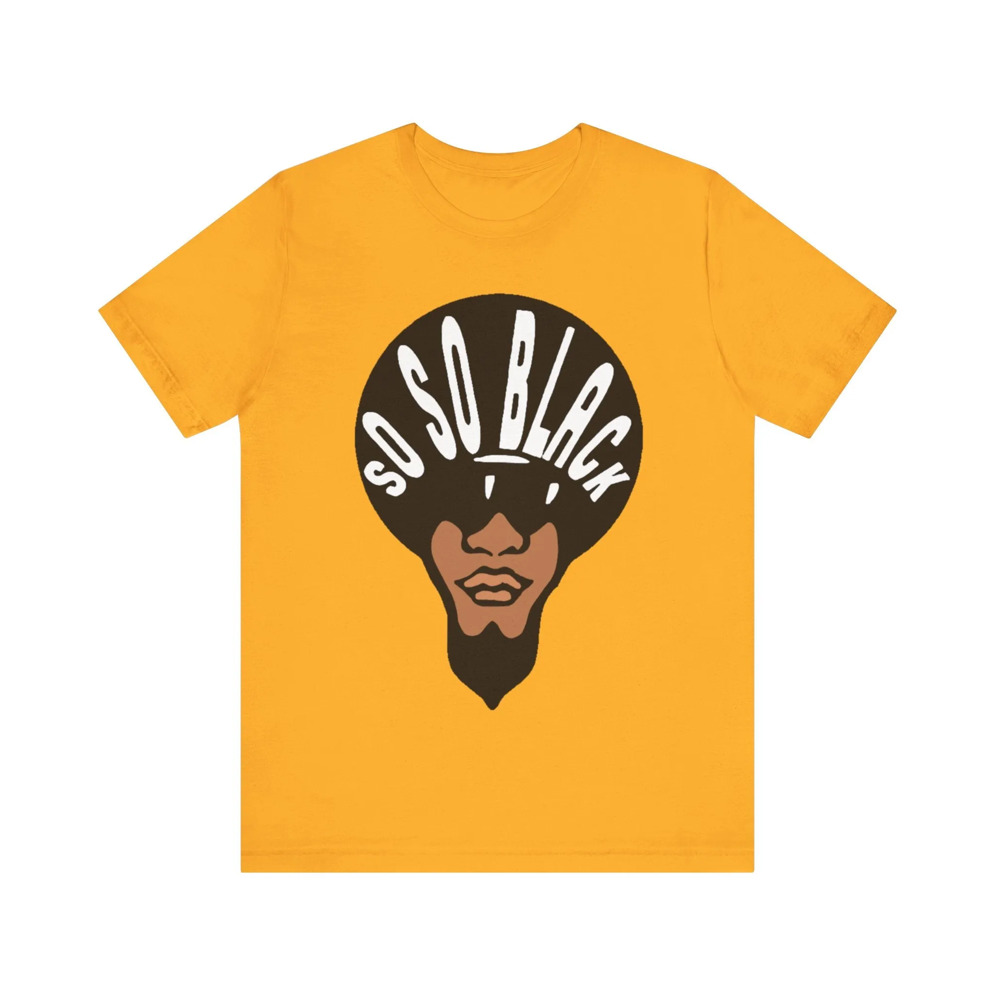 So So Black: Unisex Jersey Tee