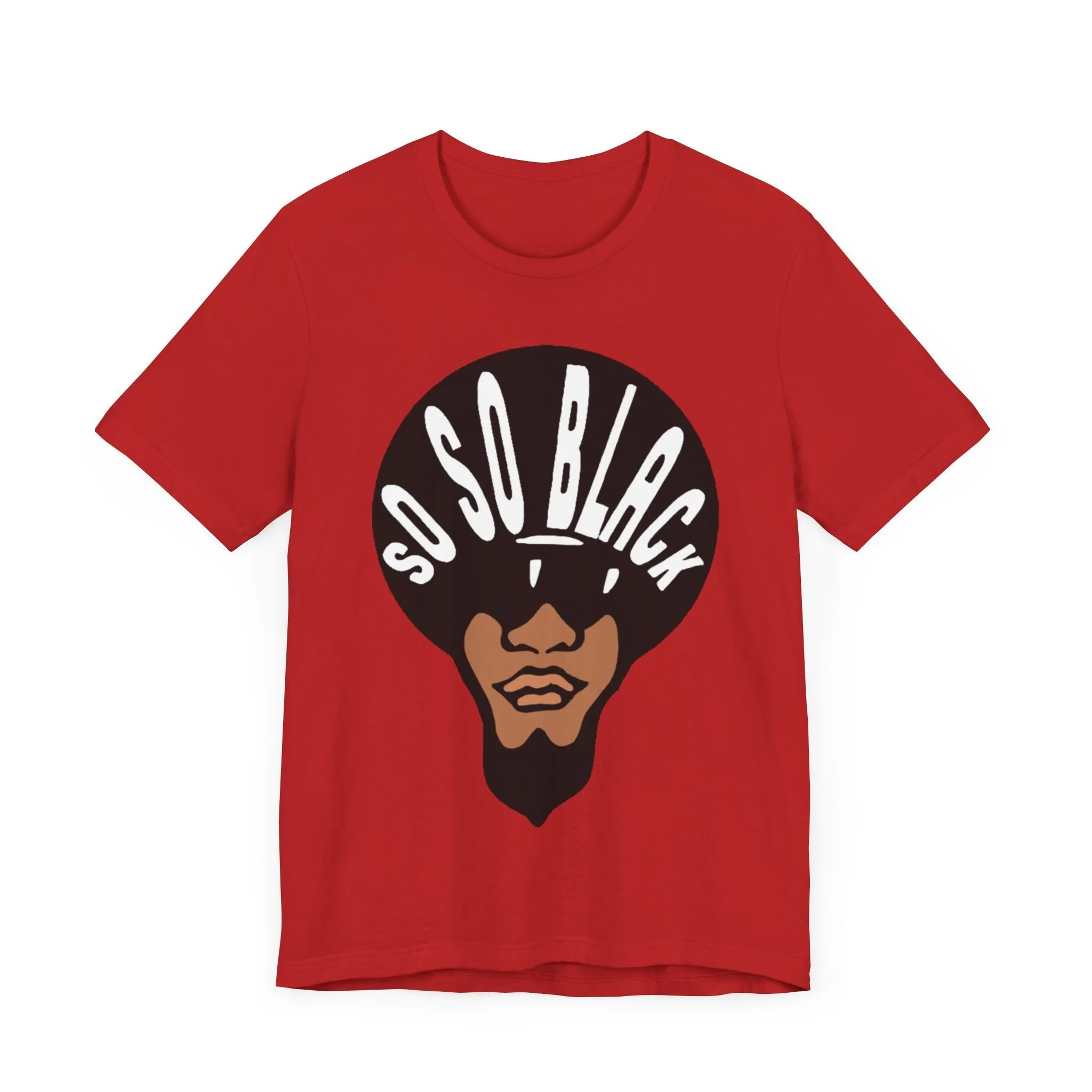So So Black: Unisex Jersey Tee