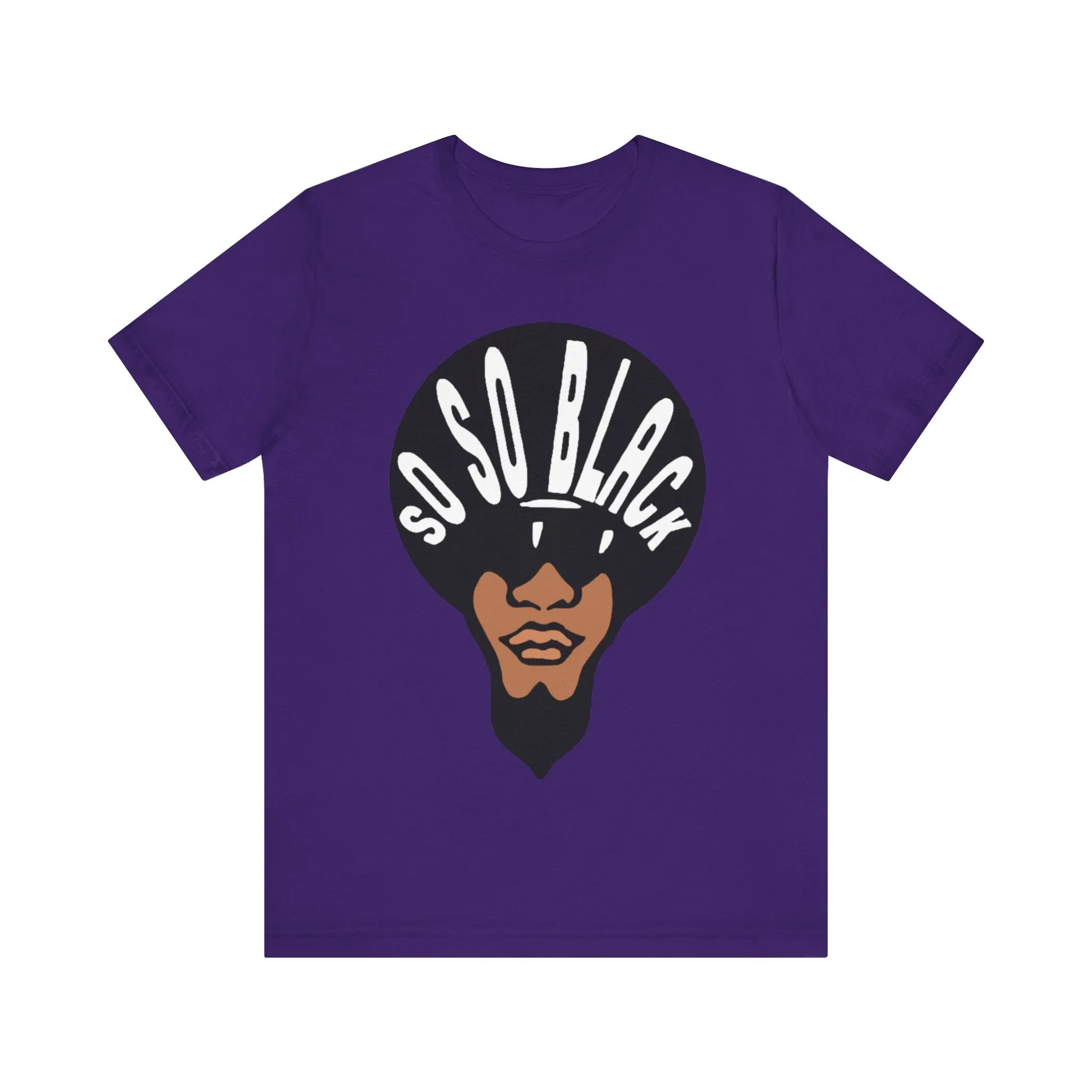So So Black: Unisex Jersey Tee