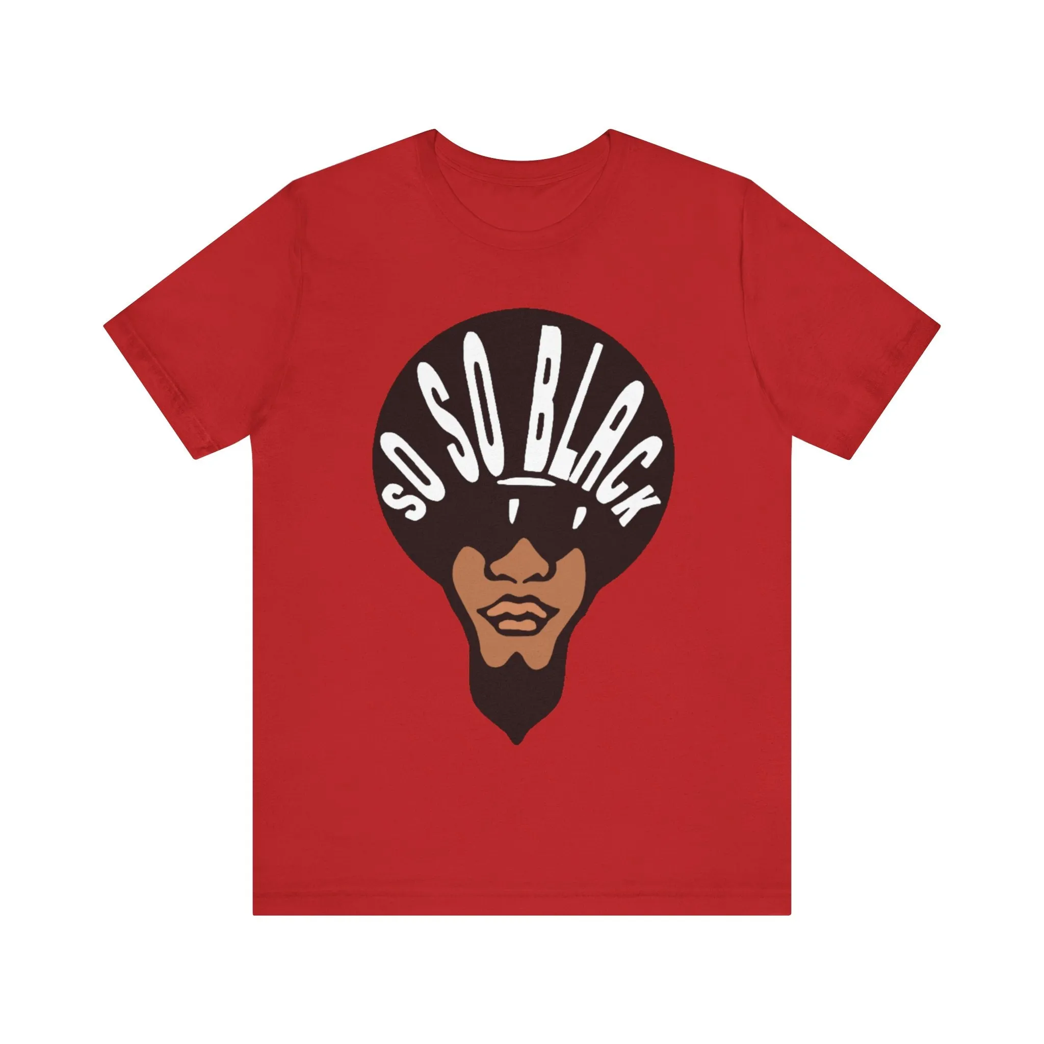 So So Black: Unisex Jersey Tee