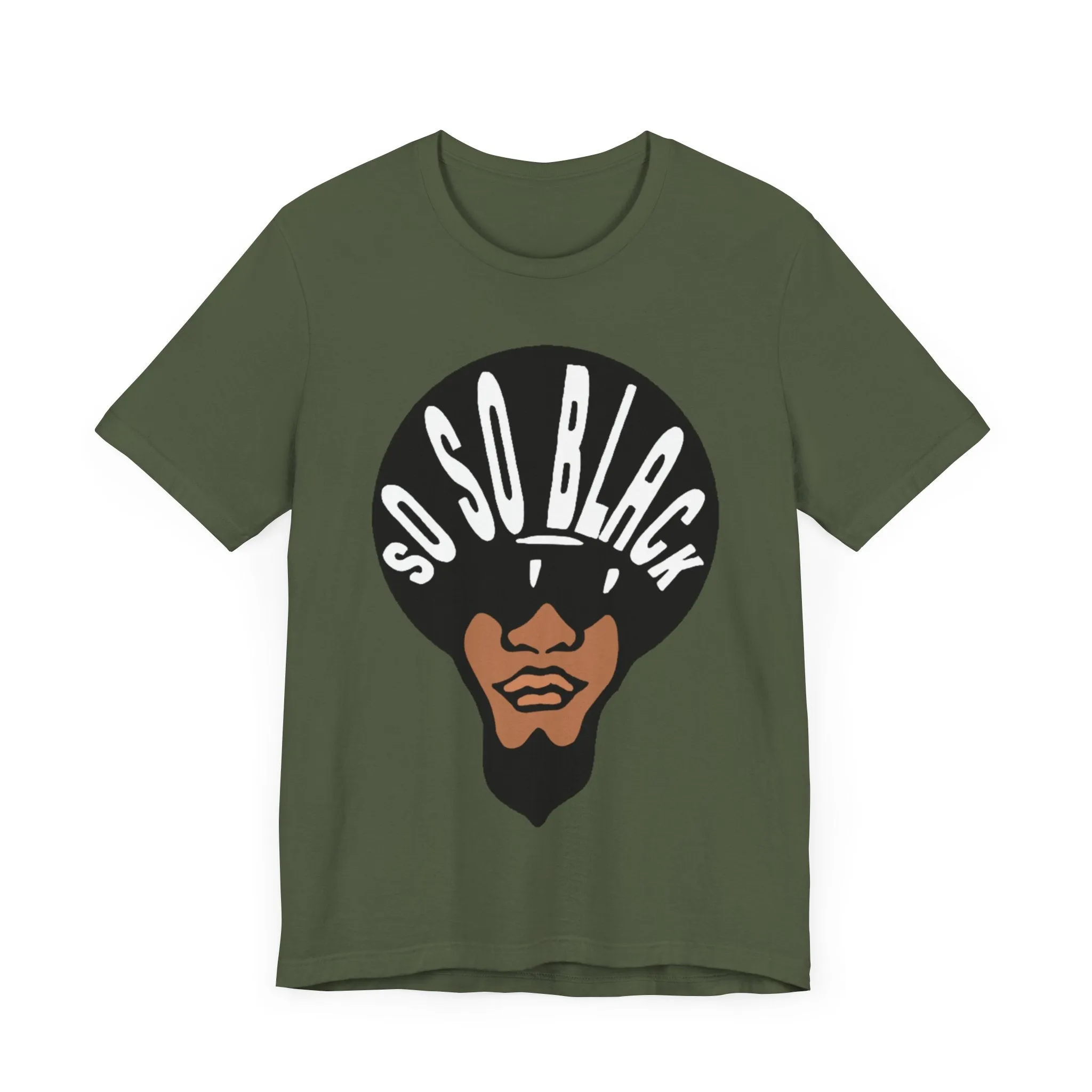 So So Black: Unisex Jersey Tee