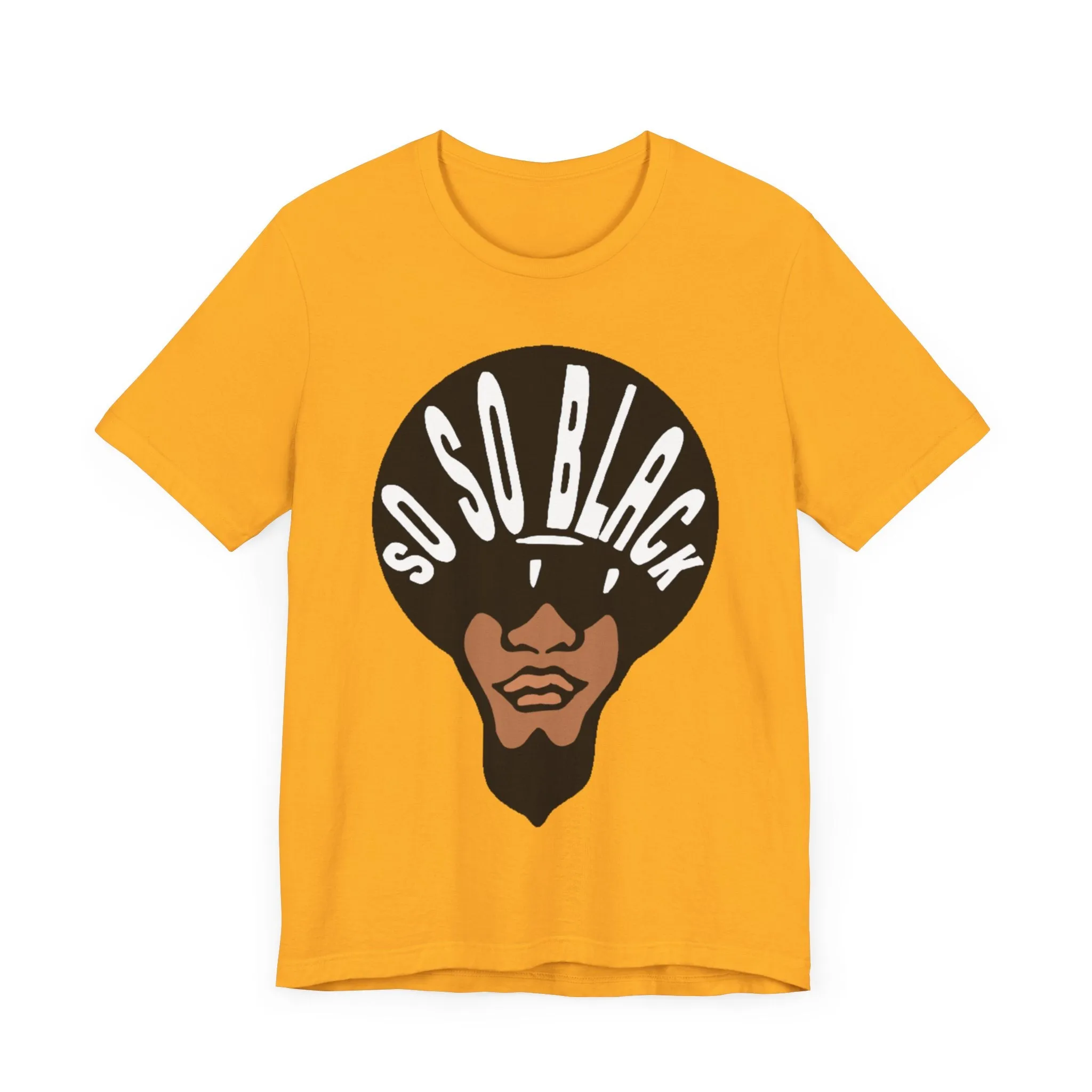 So So Black: Unisex Jersey Tee