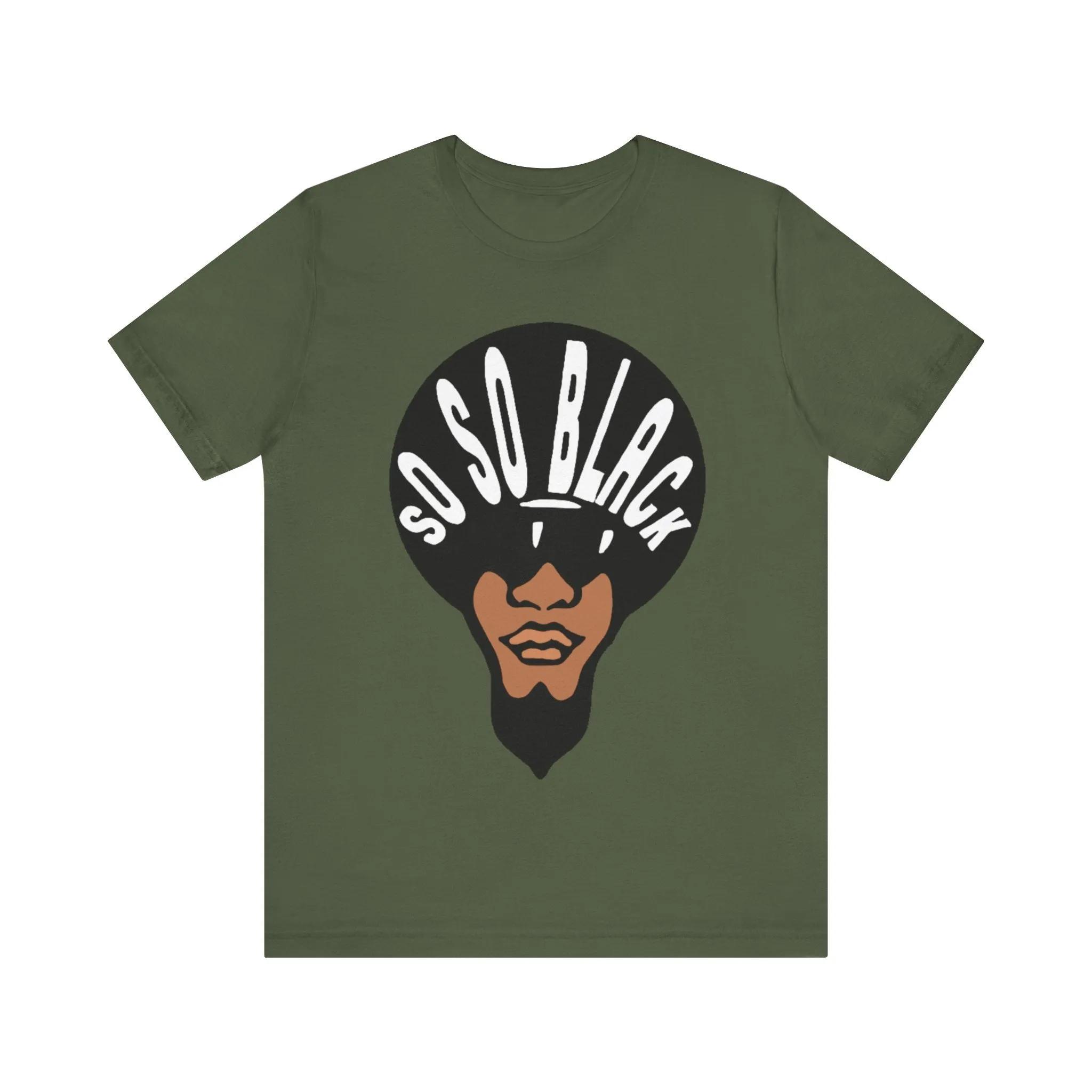 So So Black: Unisex Jersey Tee