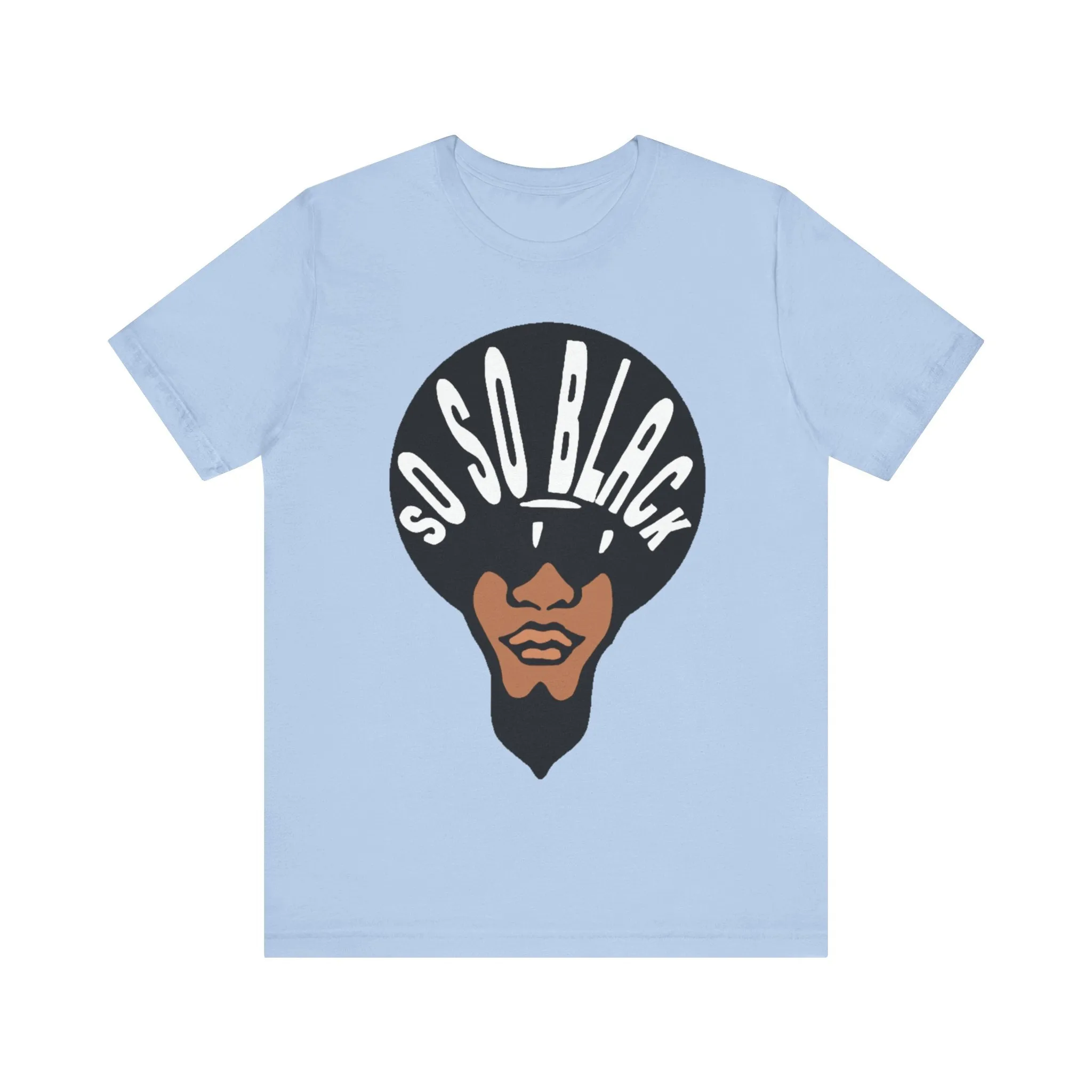 So So Black: Unisex Jersey Tee