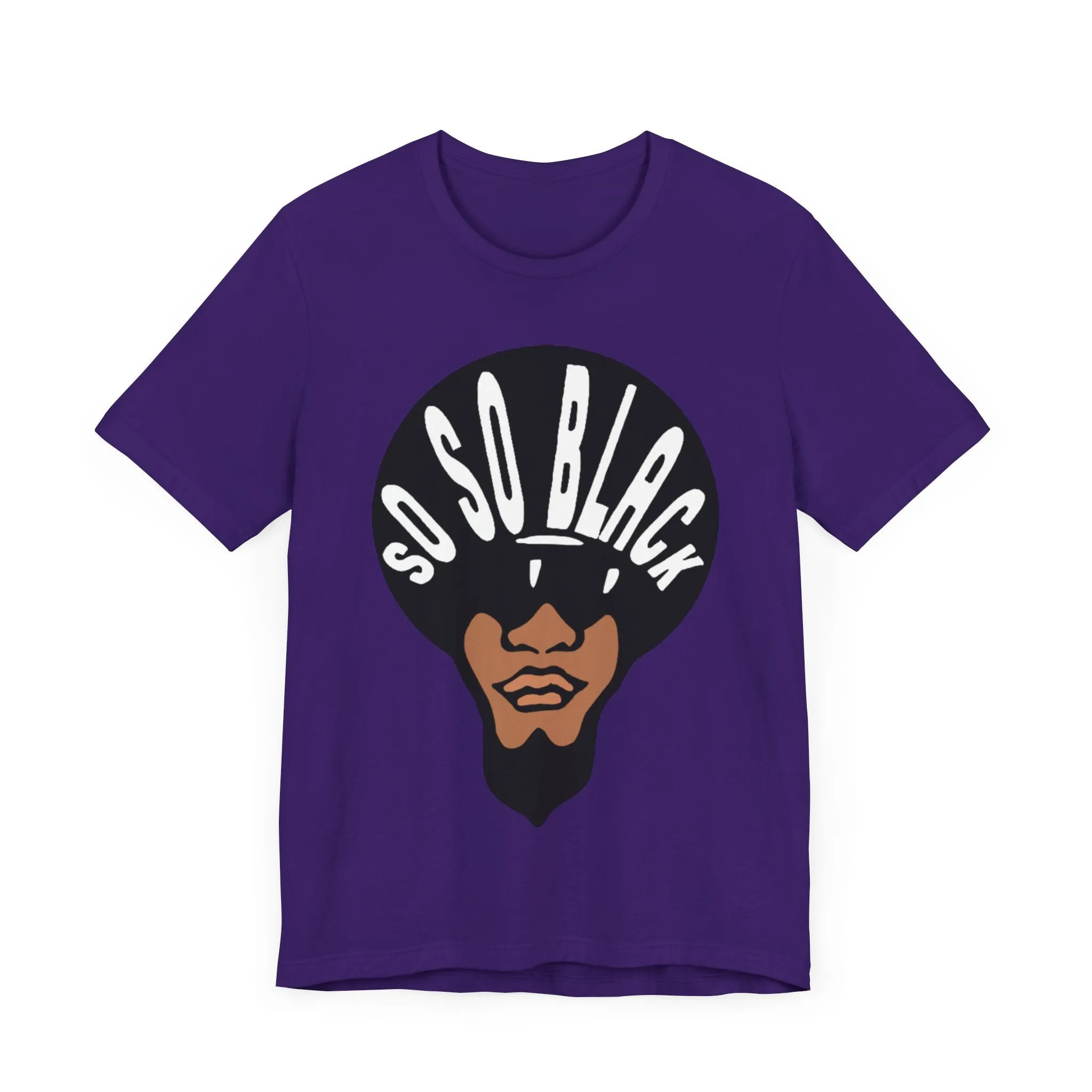 So So Black: Unisex Jersey Tee