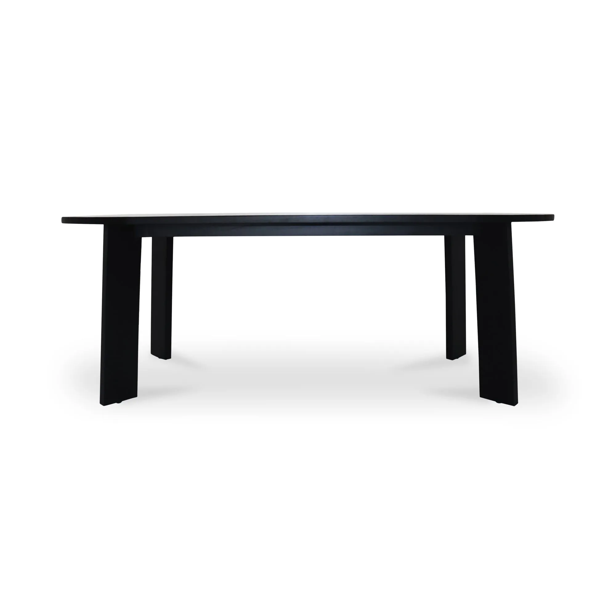 Sophisticated Angular Oval Outdoor Table