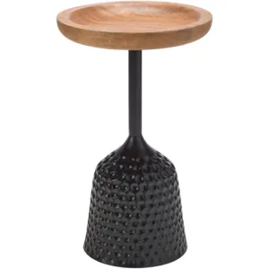 Sophisticated Ditale Round Top End Table
