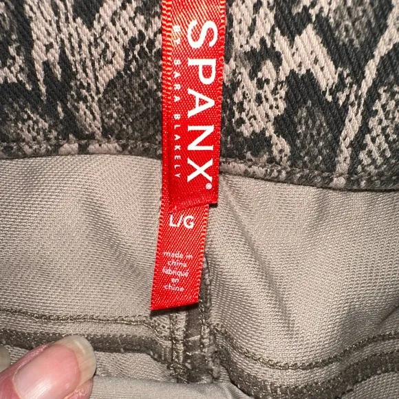 SPANX Snake Print Jeggings