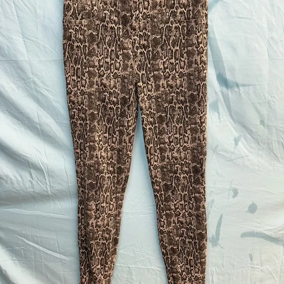 SPANX Snake Print Jeggings
