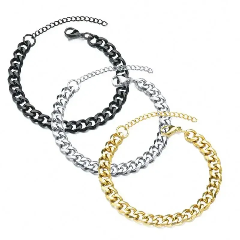 Stainless Steel Cuban Link Chain Necklace