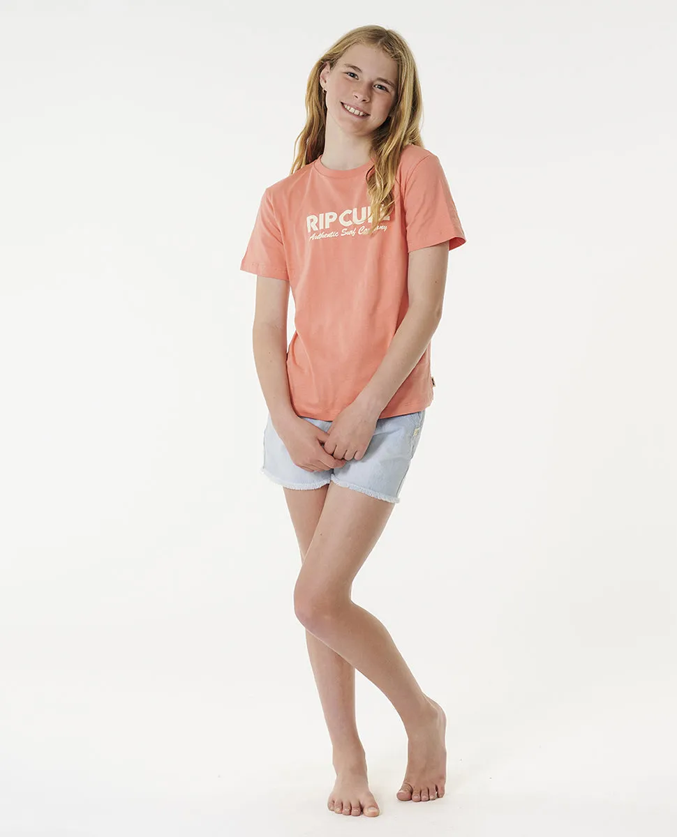 Surf Spray Standard Short Sleeve Tee Girl