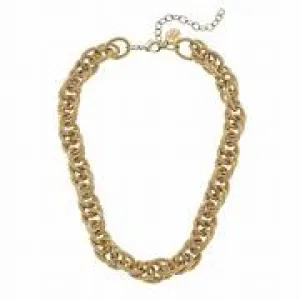 Susan Shaw Double Link Chain Necklace
