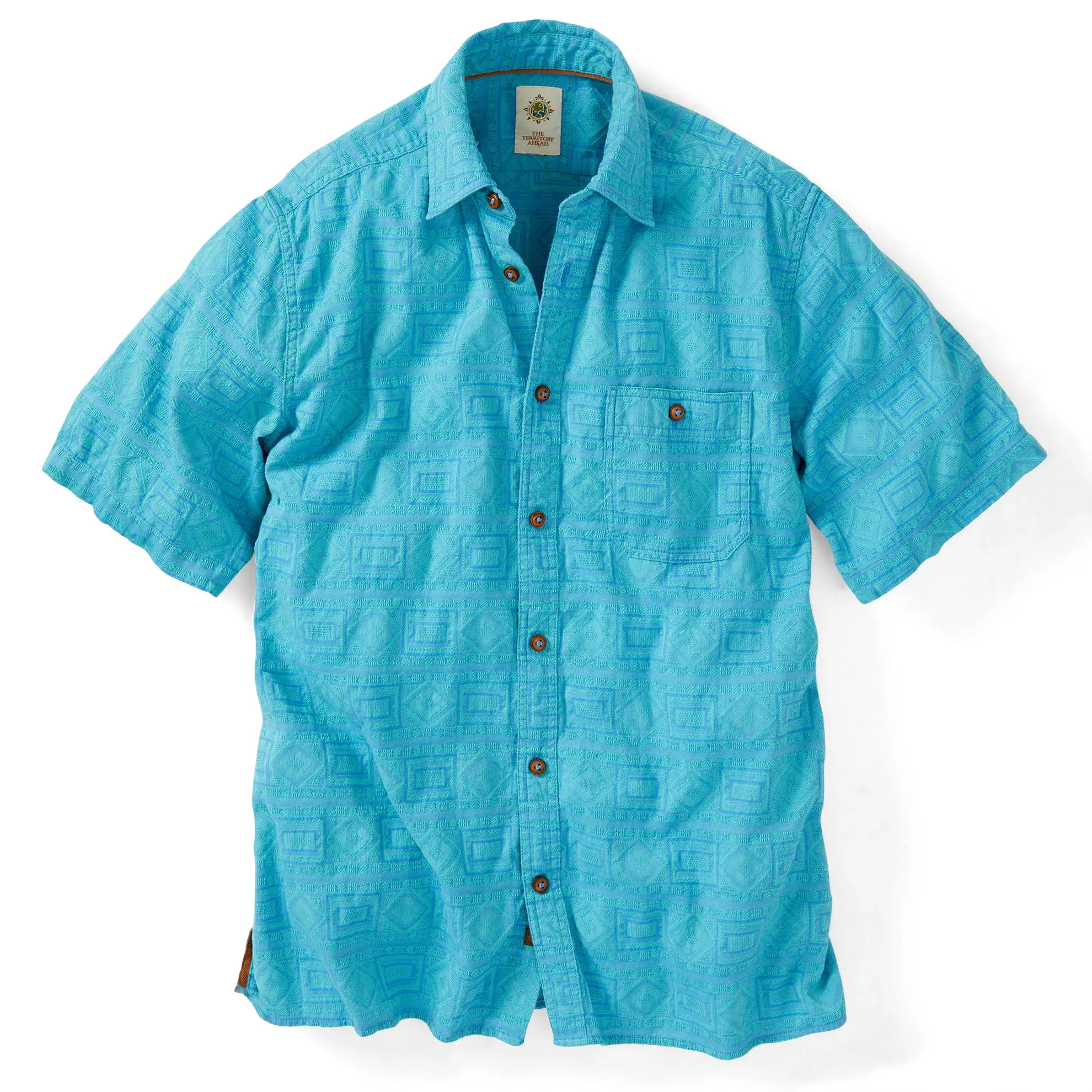 Tall Jaisalmer Two-Tone Jacquard Shirt