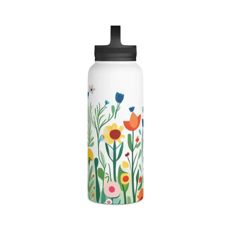 Thrill Seeker Steel Bottle Stay Hydrated Wildflowers