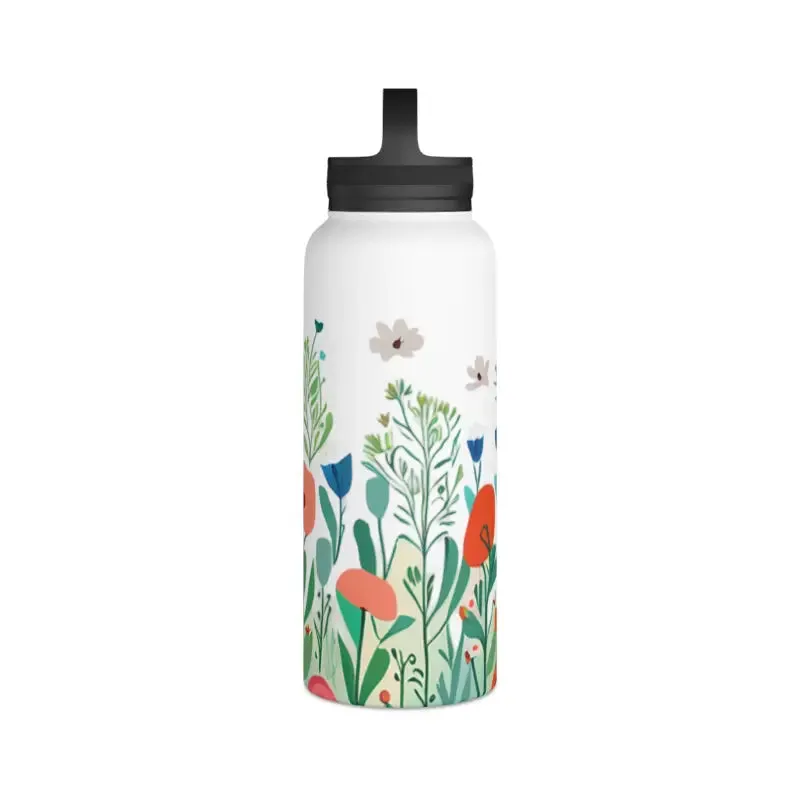 Thrill Seeker Steel Bottle Stay Hydrated Wildflowers