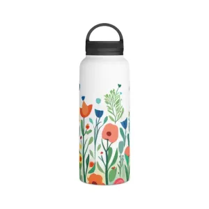 Thrill Seeker Steel Bottle Stay Hydrated Wildflowers