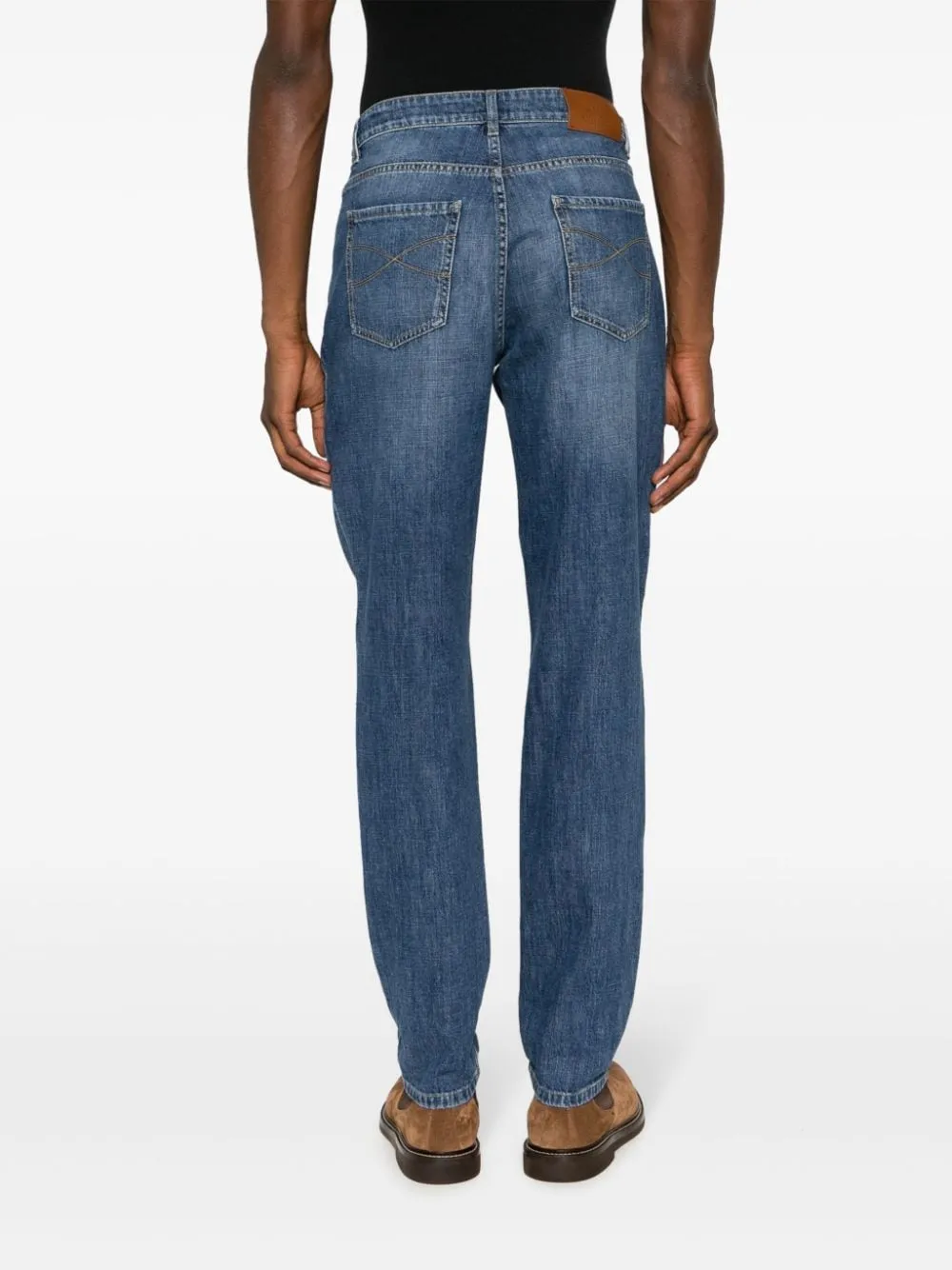Traditional fit denim jeans