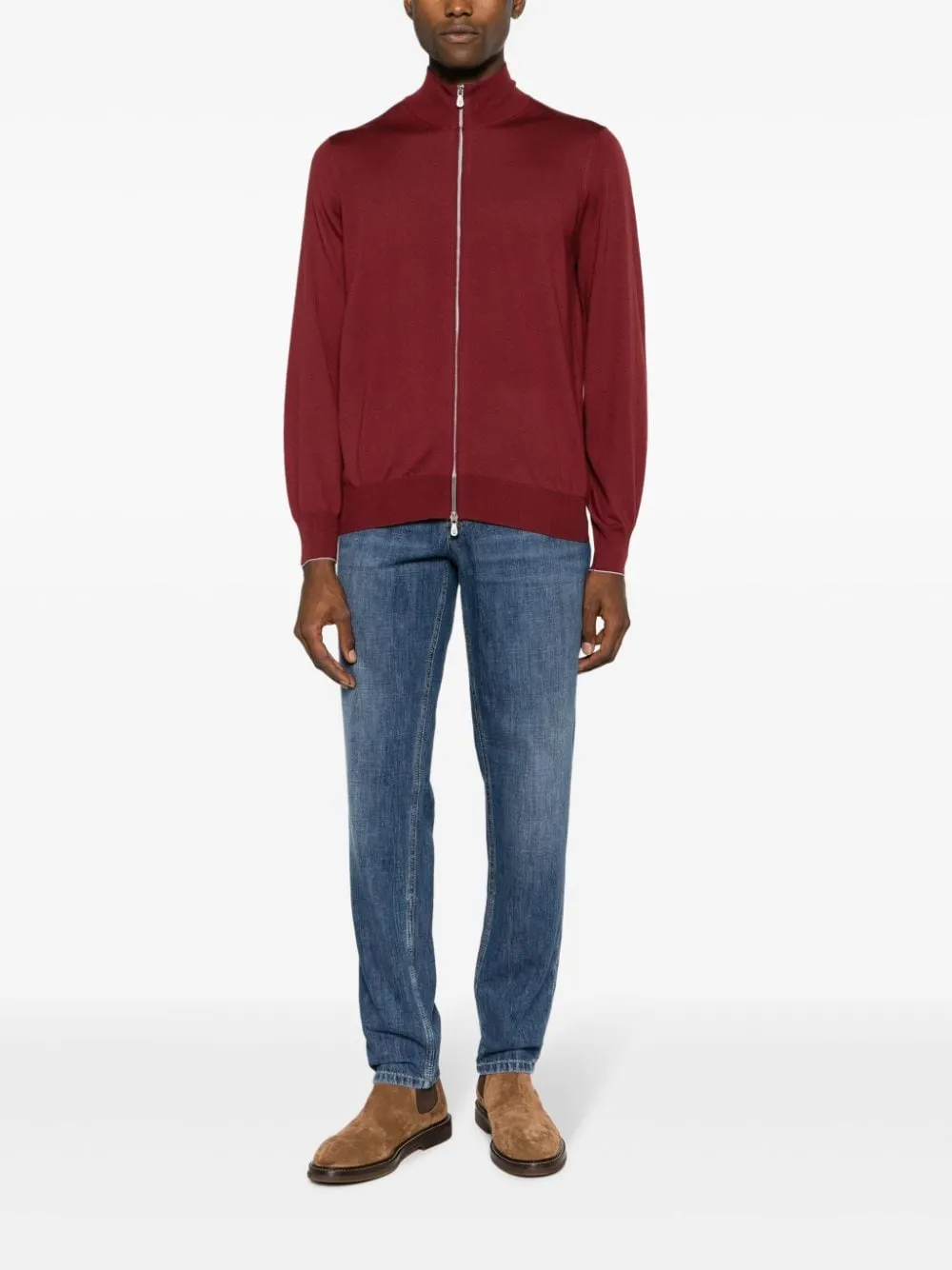 Traditional fit denim jeans