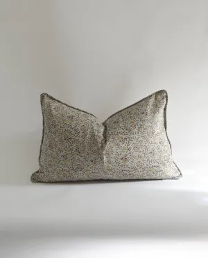 Ubud Light Egypt Linen Block Print Pillow