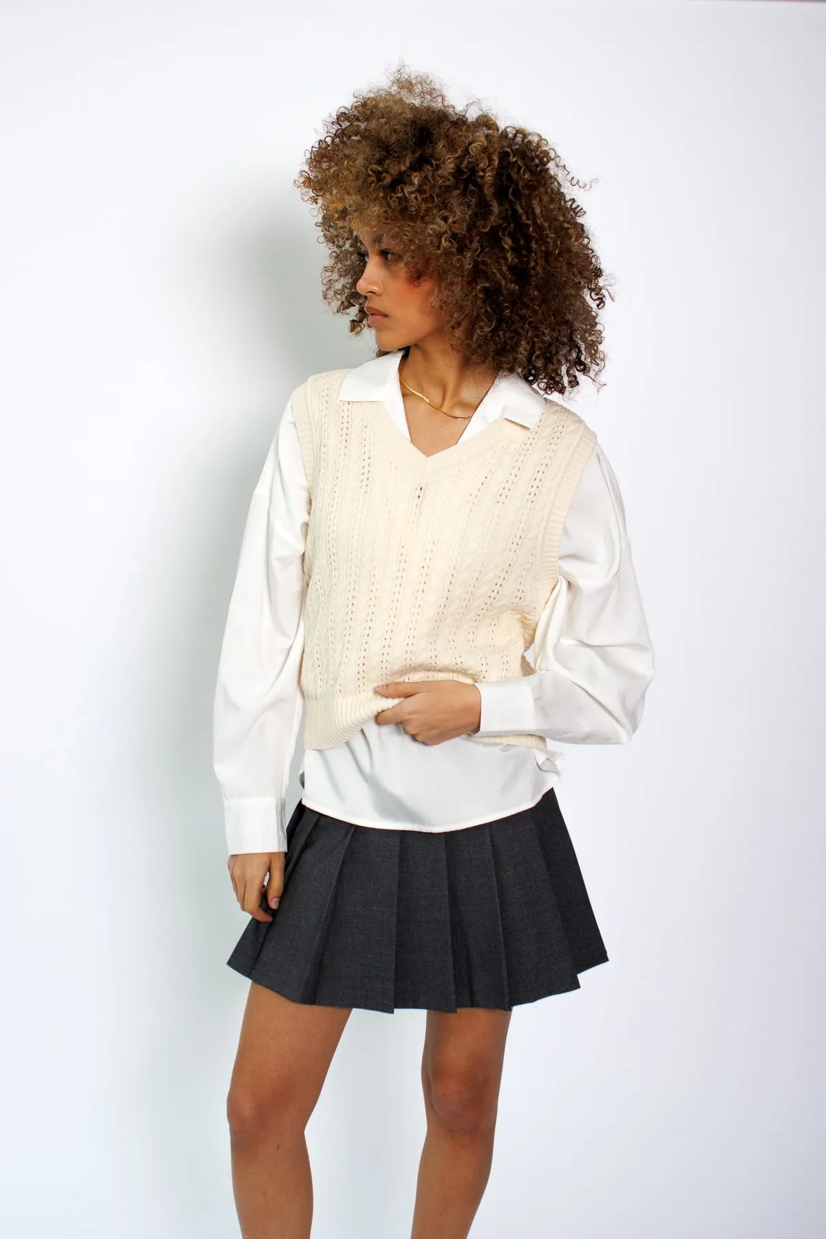 Unisex Crochet Knit Vest