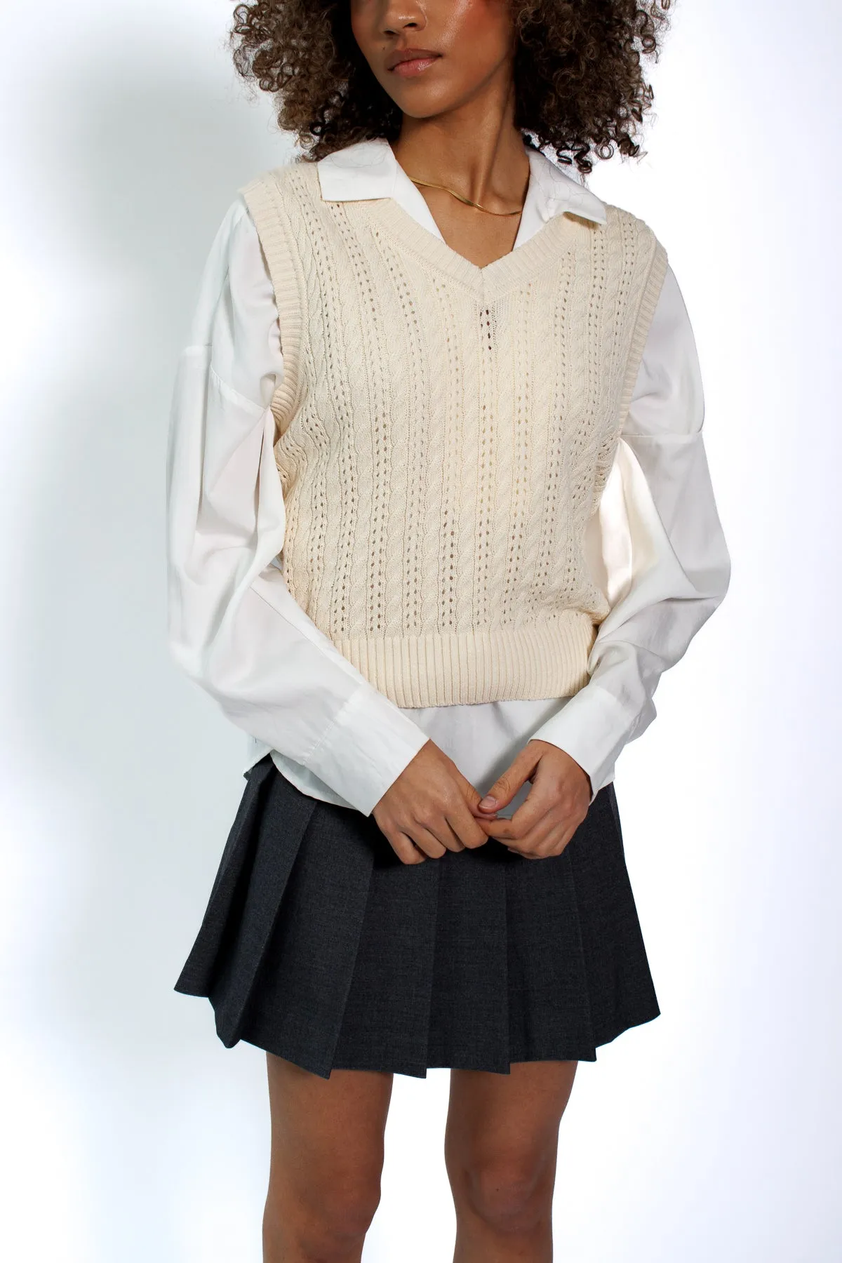 Unisex Crochet Knit Vest