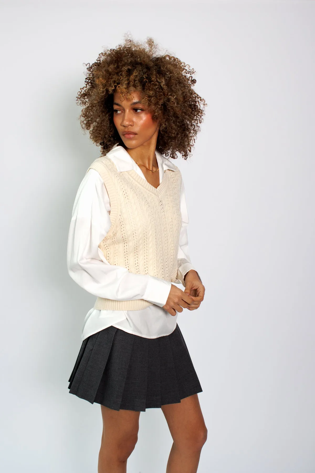 Unisex Crochet Knit Vest