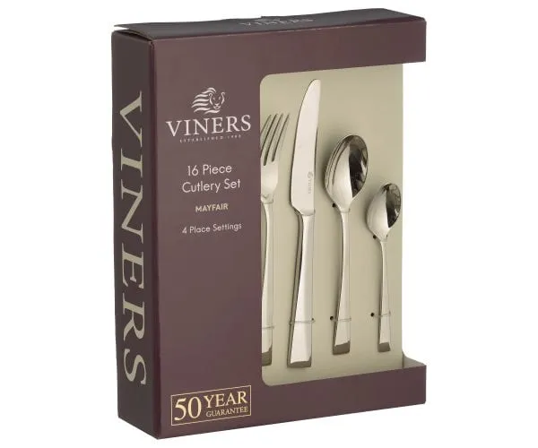 Viners Mayfair Cutlery Set 16 Piece 18/10 VN0302470