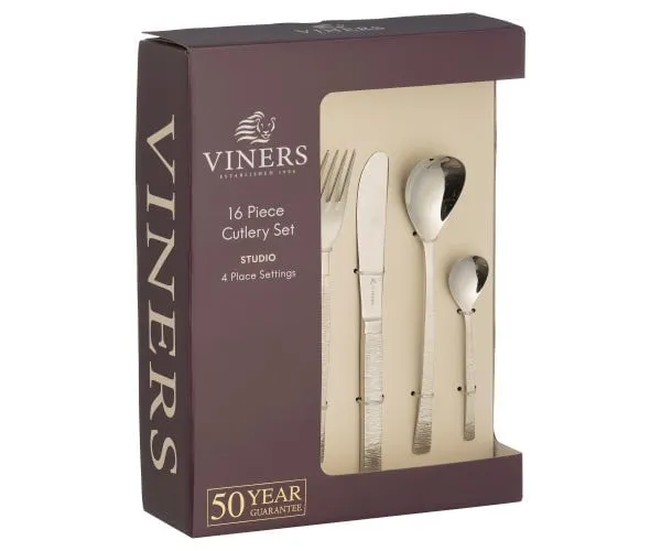 Viners Studio Cutlery Set 16 Piece 18/10 VN0302914
