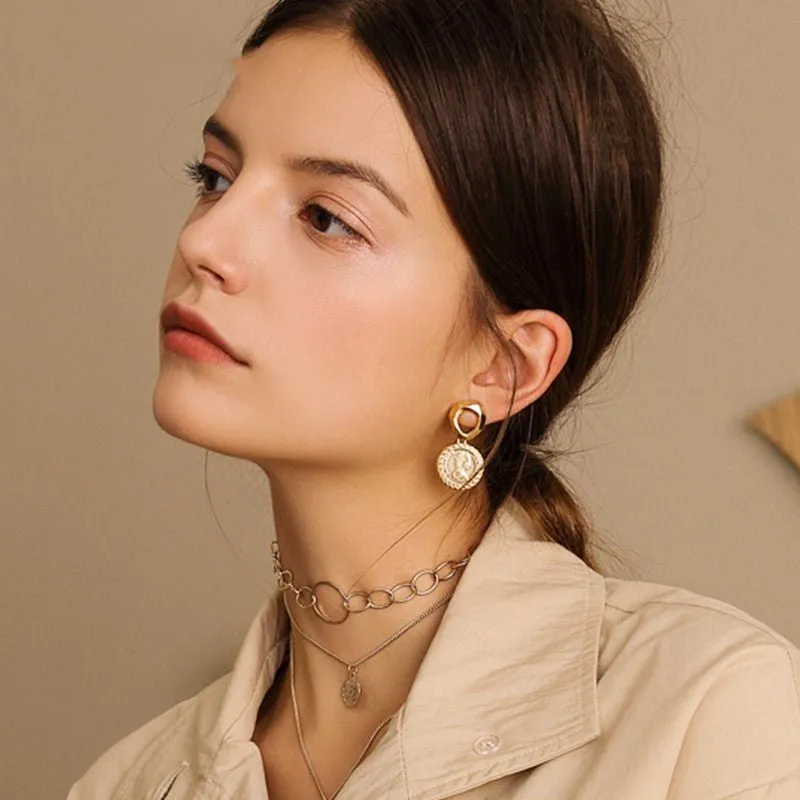Vintage Style Gold Coin Earrings | Penny for Your Thoughts