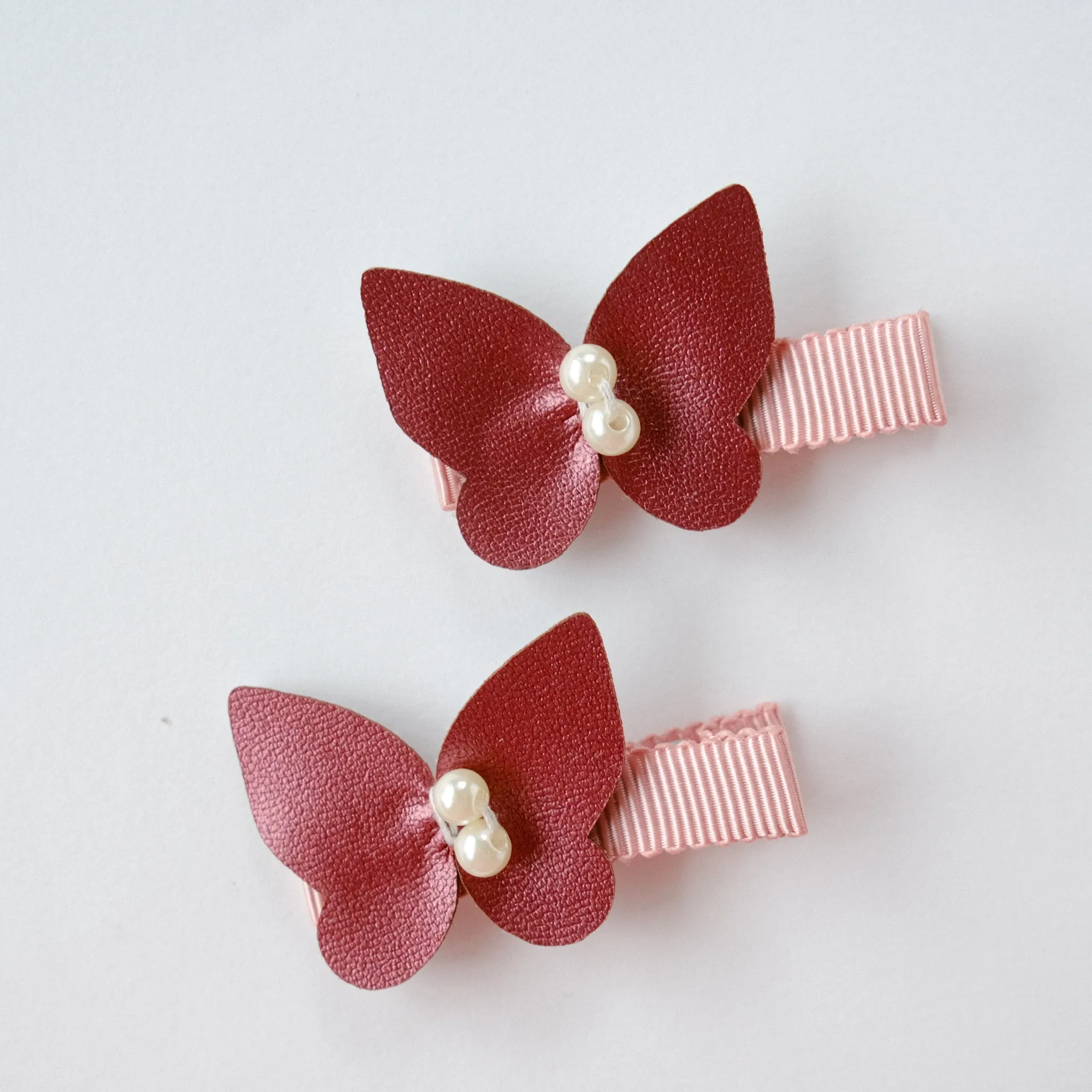 Vivian Butterfly Baby Hair Clip Set