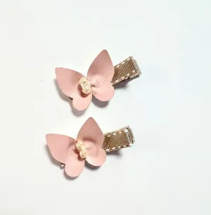Vivian Butterfly Baby Hair Clip Set