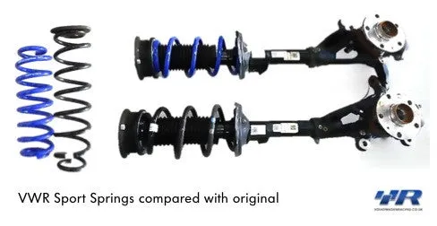 VWRacingLine Sports Spring Kit Golf Mk5 Gti/Mk6 Gti & CC