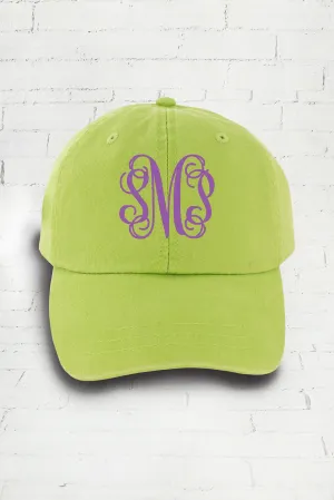 Washed Lime Baseball Cap